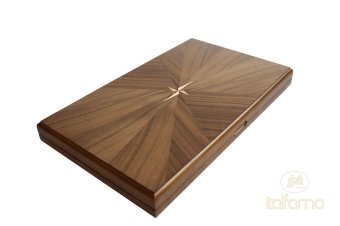 Backgammon Italfama - Radica di Noce professional