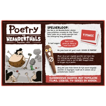 Poetry for Neanderthals: Pop-cultuur editie