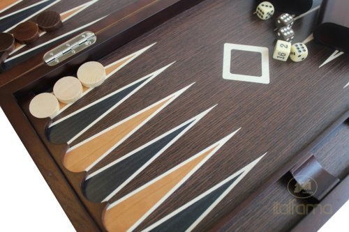 Backgammon Italfama - Radica di Noce professional