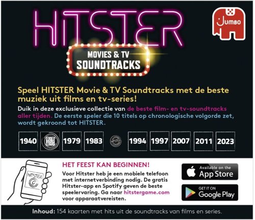 Hitster expansion pack - movies & tv soundtracks